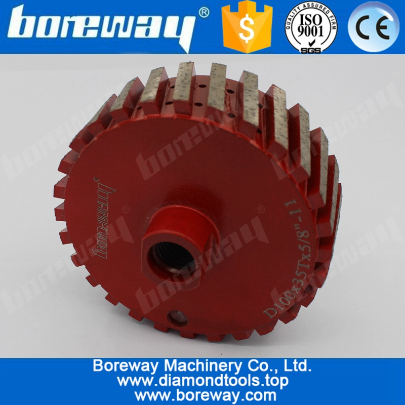 D100x35Tx5 / 8“-11洗手盆台面板节块式零公差轮