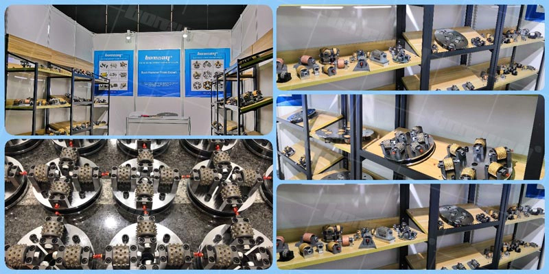 Franfurt Vacuum Brazing Bush Hammer Roller For Grinding Marble 4