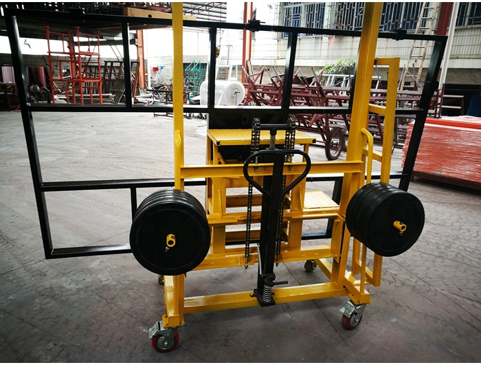 Stone slab transfer cart for stone factory