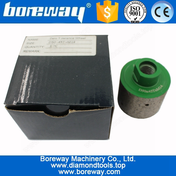 D50x45TxM14 Diamond Continuous Grinding Drum Wheel For Sink Hole