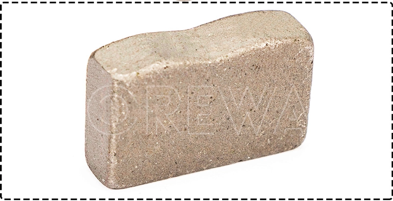 M Type Diamond Granite Cutting Segment For 1200mm Single Blade 88 