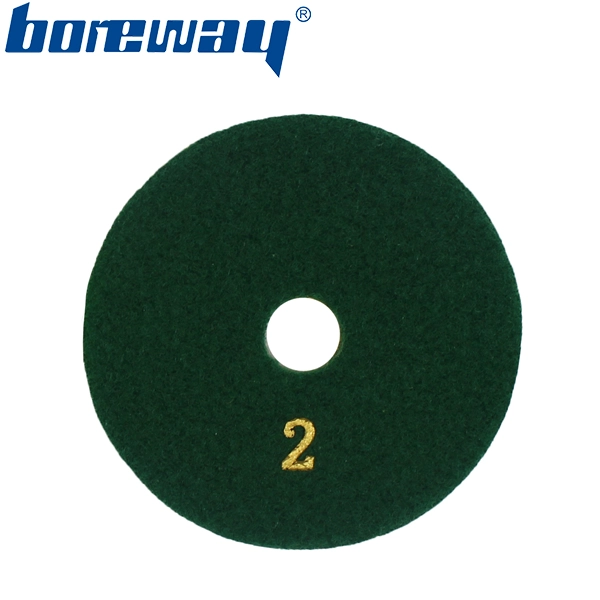 4 inch 100mm 3 steps dry and wet use diamond polishing pads