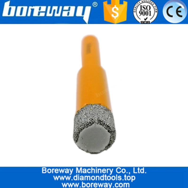 5Pcs/set Round Shank Vacuum Brazed Diamond Drill Bits for stone 02