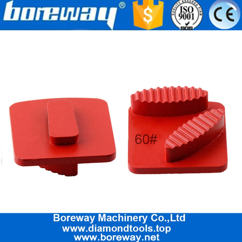 Factory Price Redi Lock Concrete Grinding Shoes Diamond Grinding Plate Pads For Husqvarna Machine 