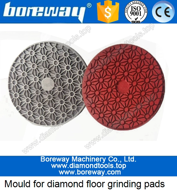 molds for diamond grinding and polishing pad