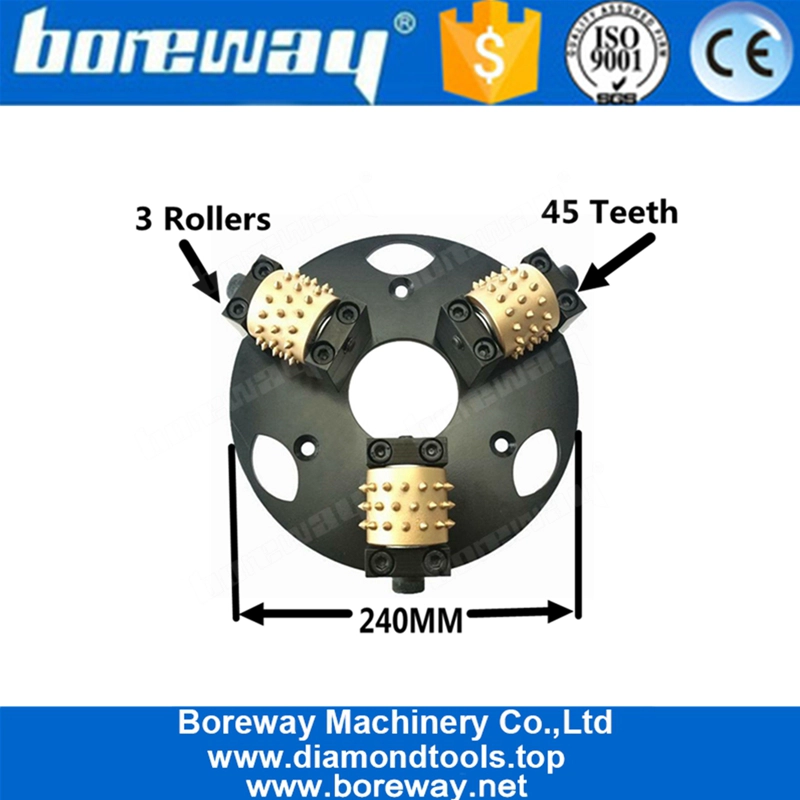 240MM Diamatic Bush Hammer Plate For Grinding