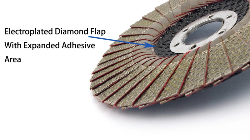 5 Inch electroplate flap sanding discs