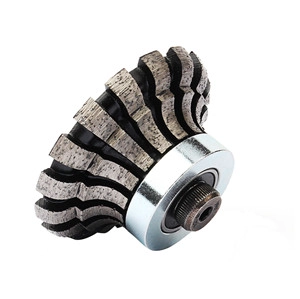 Diamond router bit for granite marble