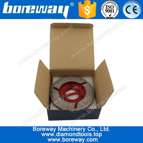 100MM Continuous Rim Snail Lock Diamond Cup Grinding Wheel Wholesaler Suitable For Granite, Marble And Other Stones