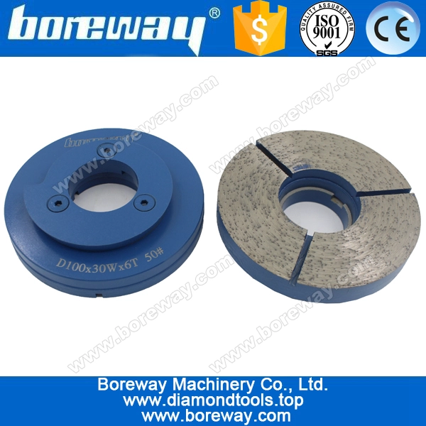 segmented snail lock diamond cup grinding wheels