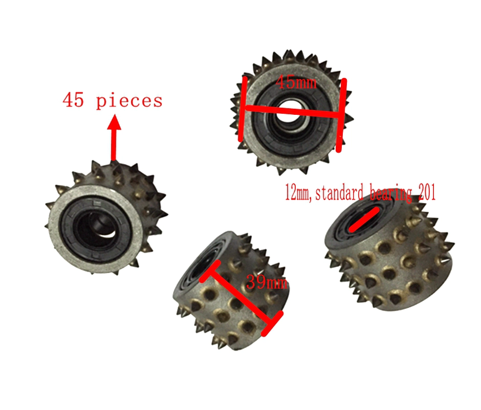 45 Teeth Bush Hammer Roller 