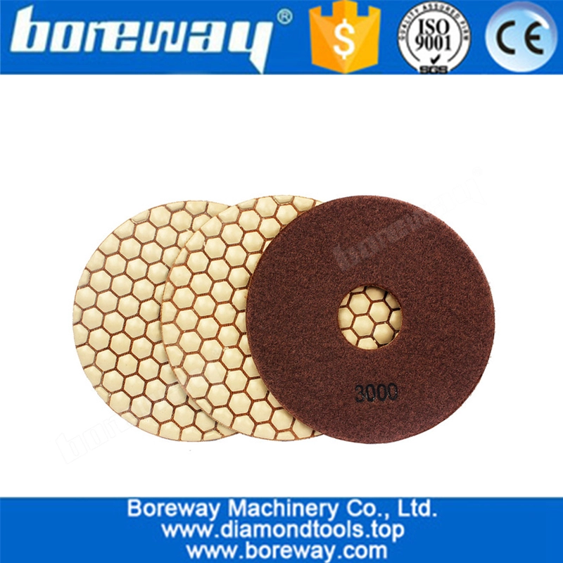 5inch 125MM Diamond Dry Polishing Pad for Angle Grinder Polishing Stone Granite Marble
