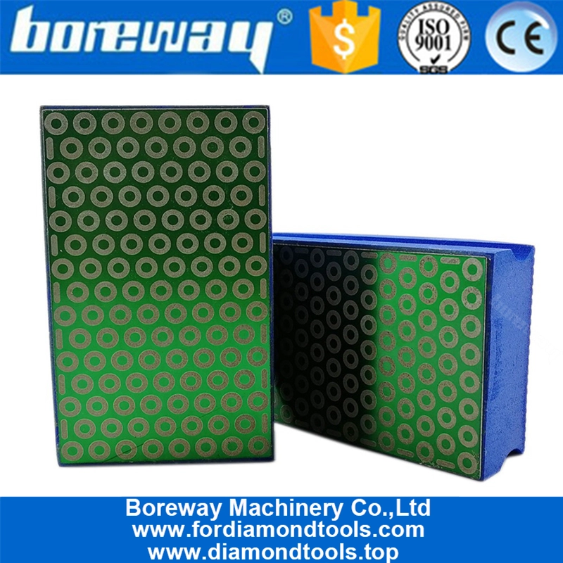 Wholesale Electroplated Diamond Hand Polishing Pads for granite marble 01