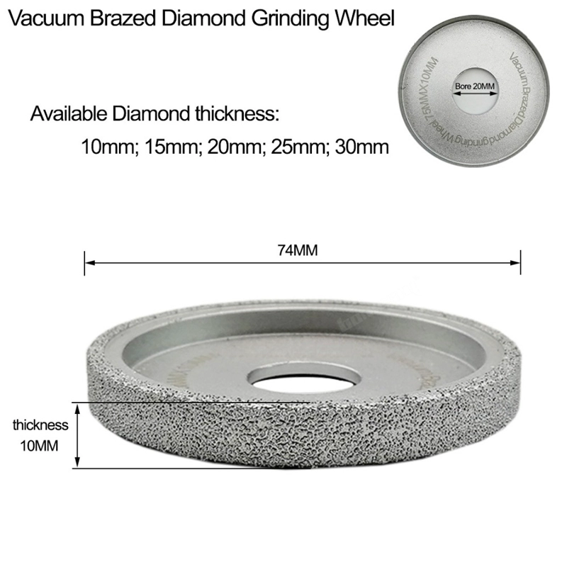 Vacuum Brazed Diamond Grinding wheel wholesale Flat Sanding Disc