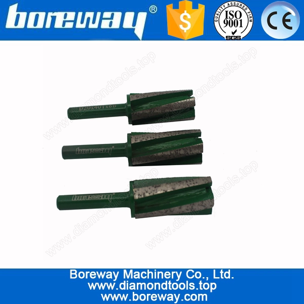 D20*40T*8B Diamond Milling Cutter With Shank For Grinding Slab