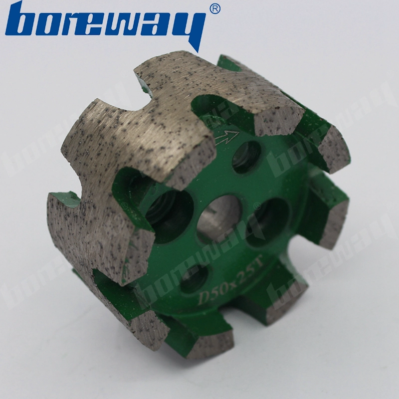 D50*25T*10H continious standard diamond stubbing wheel