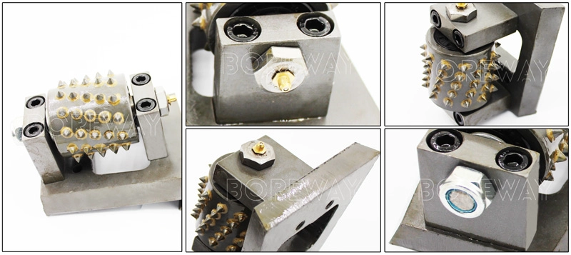 bush hammer roller with frankfurt blank