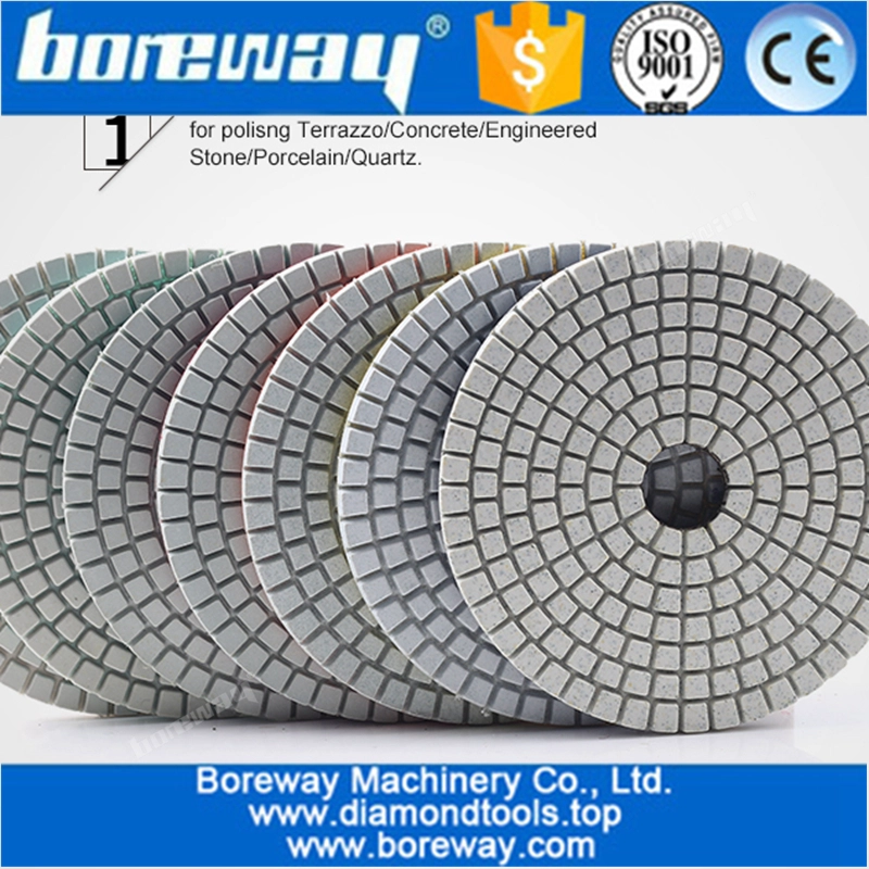 diamond dry and wet polishing pads
