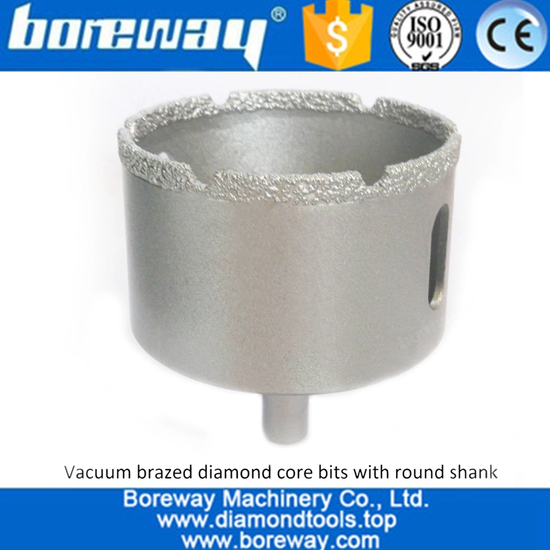 Dia. 35mmm-65mm Vacuum Brazed Diamond drill core bits for stone ceramic 10