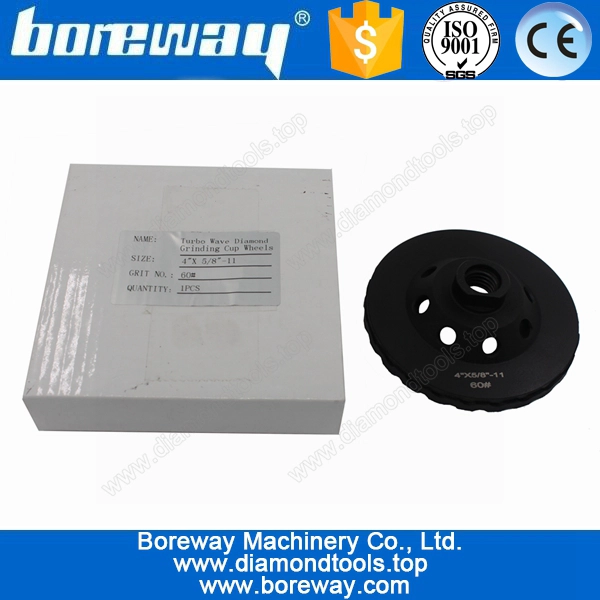 458-11 Double Turbo Wave Diamond Grinding Cup Wheel