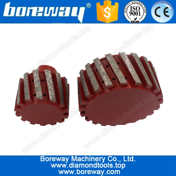 Supply D50*35T*M14 segmented diamond zero tolerance drum grinding wheels for stone