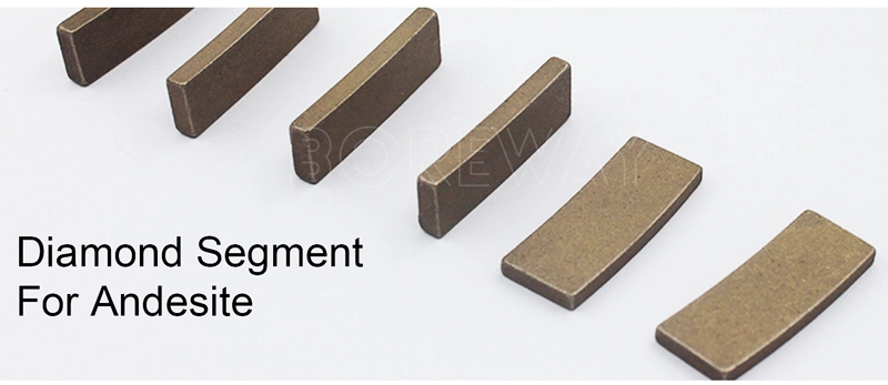 Good Sharp And Long Life Head Diamond Segment For Andesite Cutting 1
