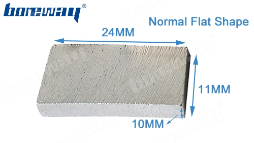Diamond tool flat type diamond segment