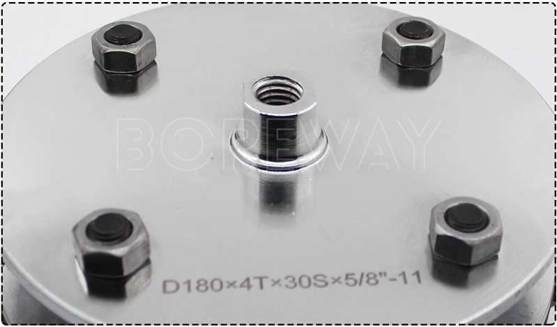 180mm Double Layer Rotary bush hammer Plate For Sandstone 7