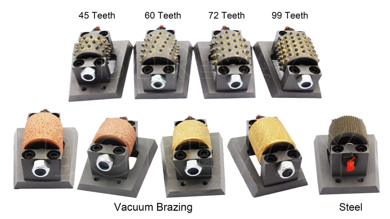 Horseshoe Type Bush Hammer Roller