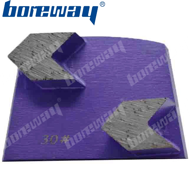 Diamond grinding blocks with 2 arrow diamond grinding head for grinding granite