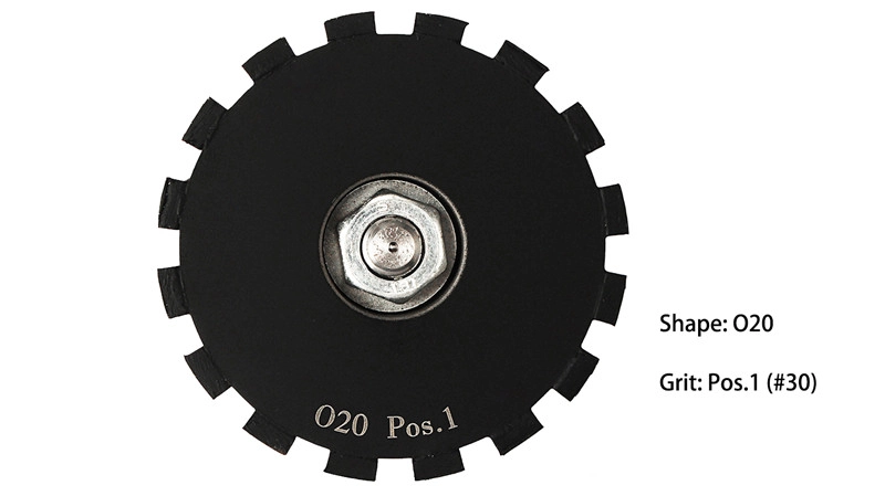 Diamond router bit for granite marble