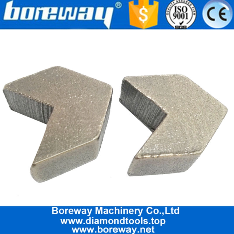 200# Diamond Arrow Stone Floor Grinding Segment and Metal Grinding Disc Wheel Diamond Head