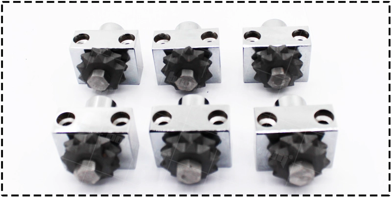 Star Type 20 Teeth Rotary Bush Hammer Roller With Stand Manufacturer & Suppliers 4