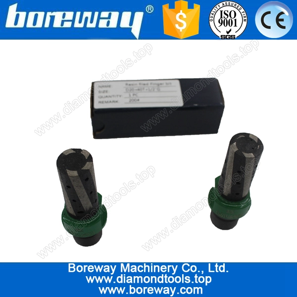 diamond resin filled finger milling tips for concrete