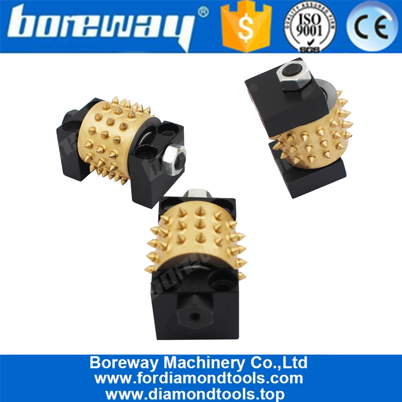 45S Bush Hammer Roller With Support