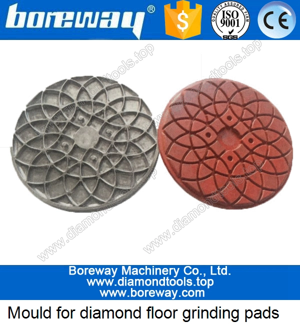 molds for diamond grinding and polishing pad