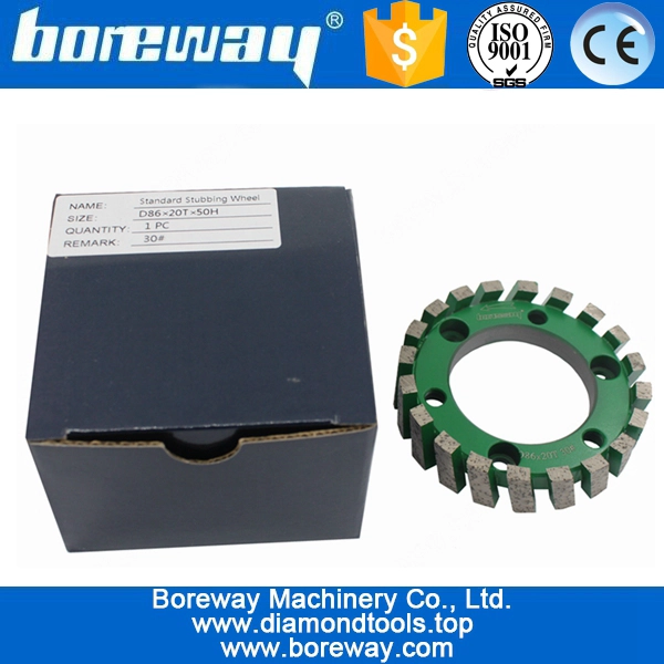 D86x20Tx50H Diamond Cyclone Gauging Wheel For Contertop 