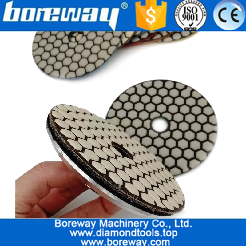 Dry Flexible Diamond Polishing Pads 4inch 100MM Resin Bond Diamond Flexible Diamond sanding disc 02