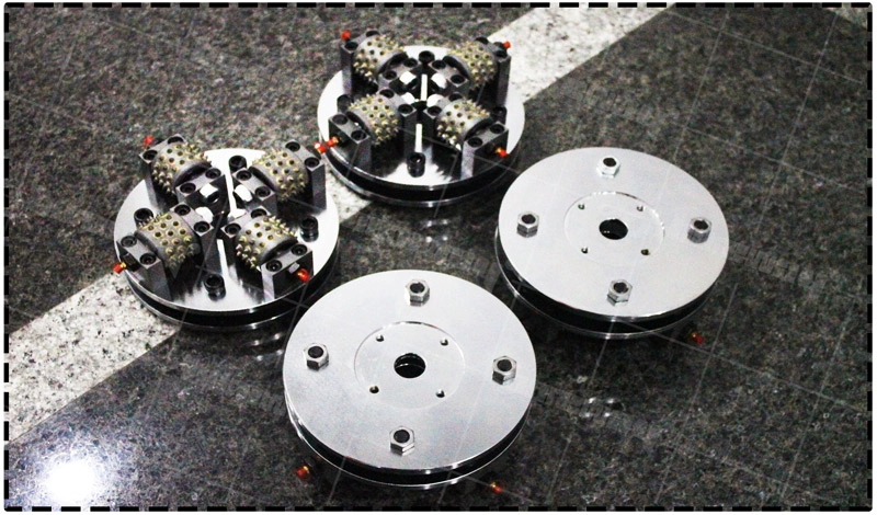 200mm Double Layer Rotary Carbide Alloy Bush Hammer Plate For Granite Finish