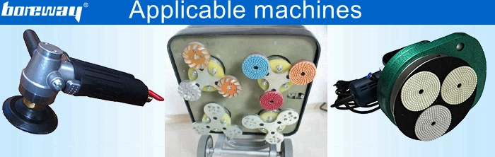 3 steps dry and wet use diamond polishing pads