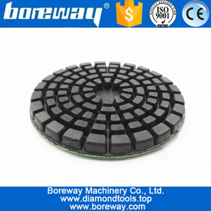 4inch thickened Diamond resin bond concrete polishing pads #200 floor Renew pads1