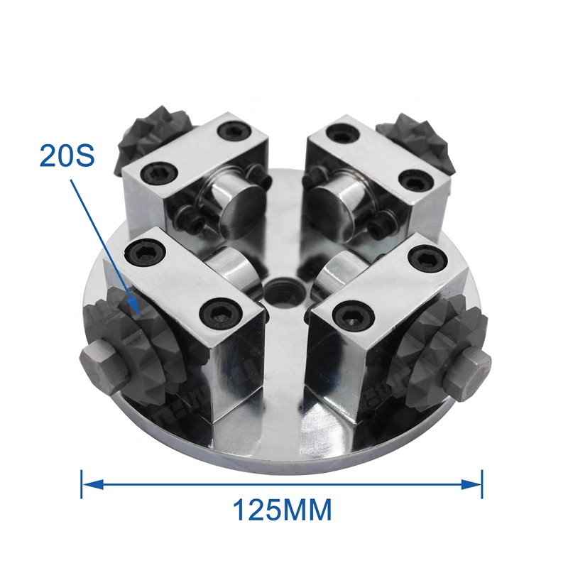 Carbide Alloy Tip Star Type Bush Hammer Roller For Granite