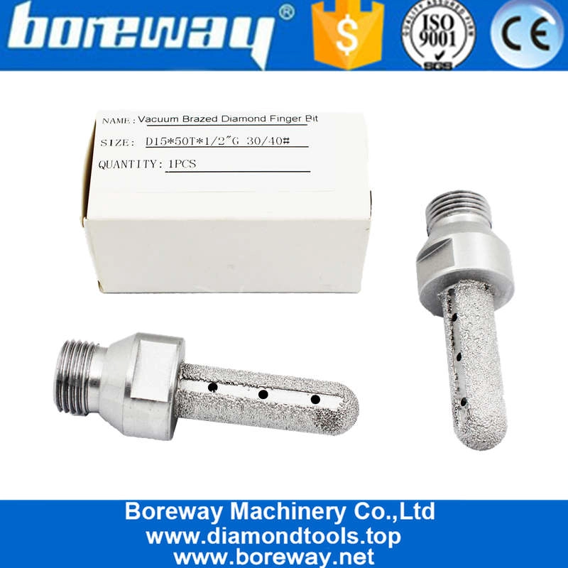 China Factory Vacuum Brazed CNC Finger Bit for Supplier