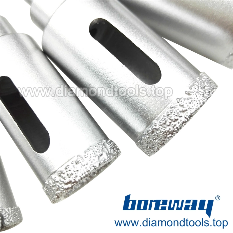 8Pcs/Set Vacuum Brazed Diamond Core Bits with a plastic Positioner Sucker 03