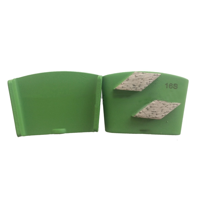 Double Rhombus HTC Diamond Segments Tools For Grinding Concrete Floor,