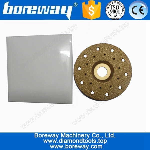 vacuum brazed flat-shape cup grinding wheel