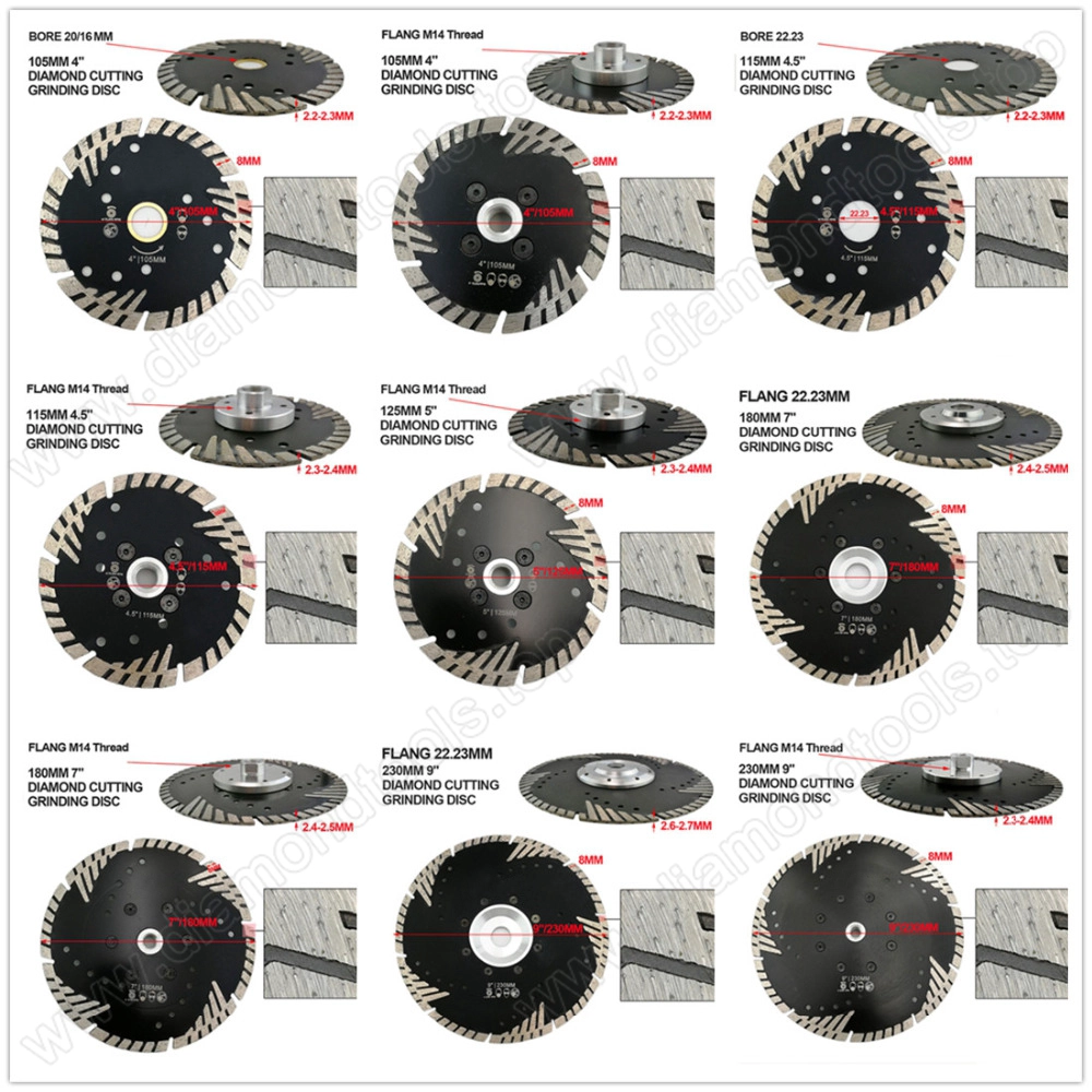 diamond turbo cutting saw blade boreway05@boreway.net