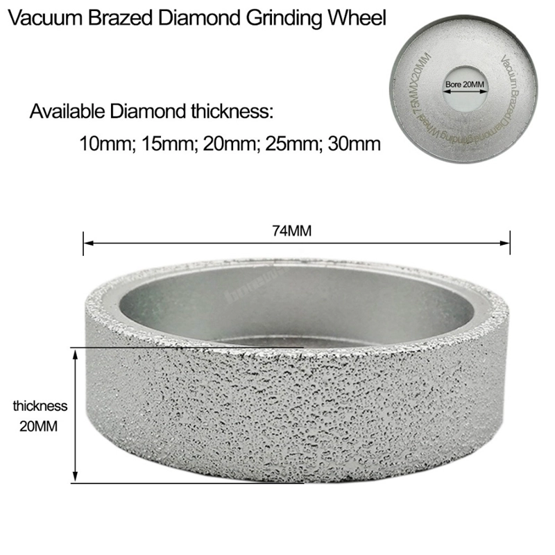 Vacuum Brazed Diamond Grinding wheel wholesale Flat Sanding Disc