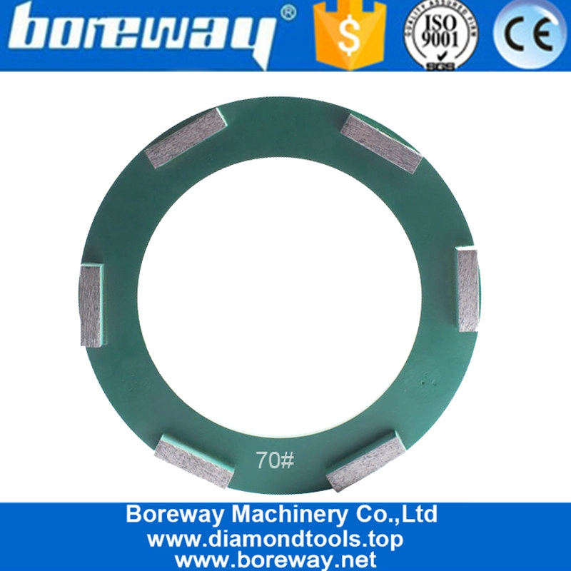 240mm Ring Diamond Concrete Plate Klindex Grinding Wheel With 6 Bars Suppliers