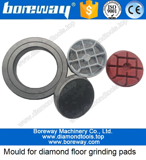 molds for diamond grinding and polishing pad